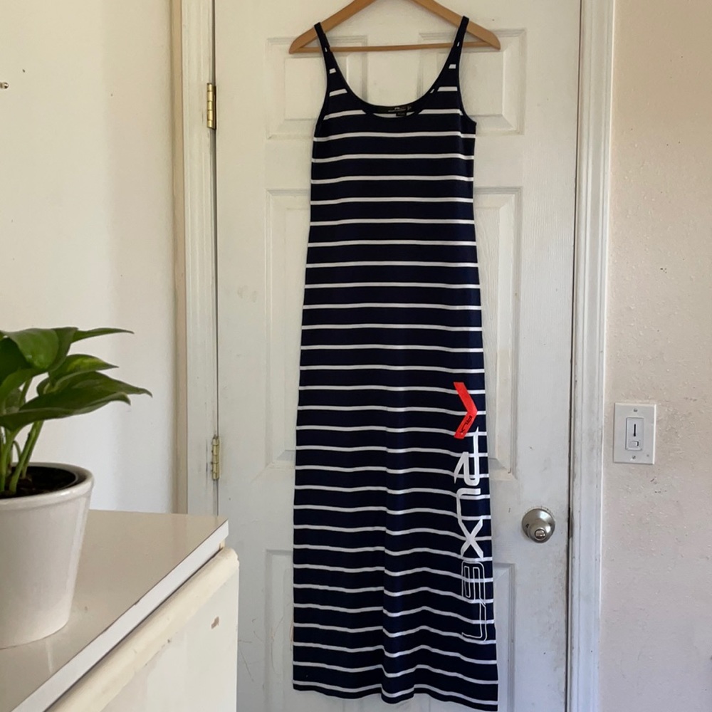 Ralph Lauren RLX Stripe Maxi Tank Dress NWOT